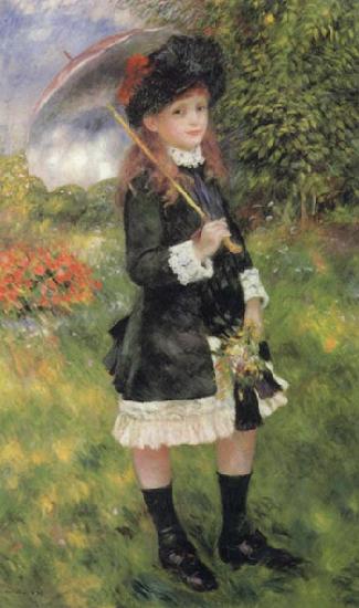 Pierre Renoir Girl with Parasol (Aline Nunes) China oil painting art